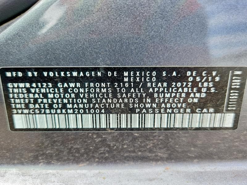 2019 VOLKSWAGEN JETTA S 13