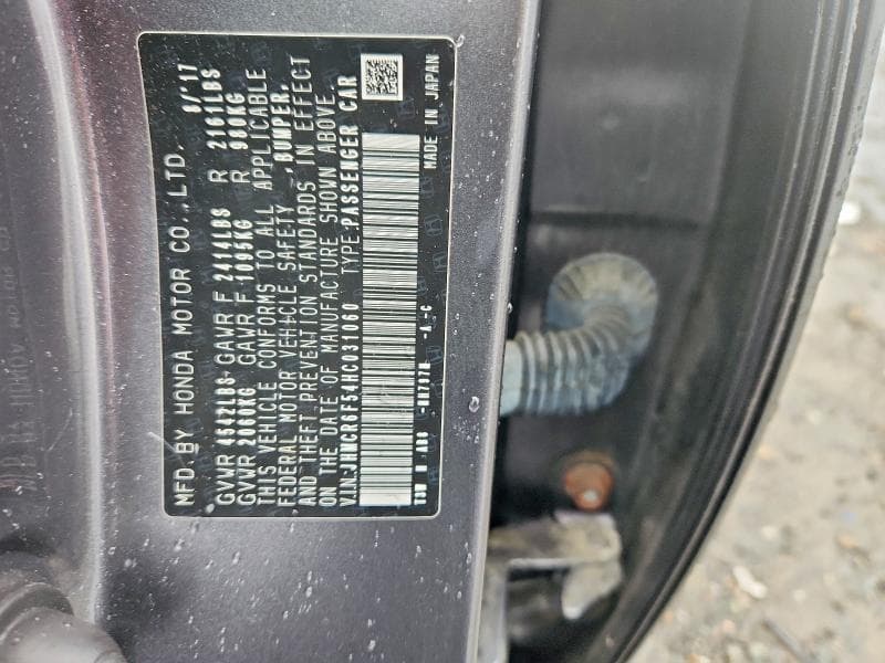 2017 HONDA ACCORD HYBRID EXL 12
