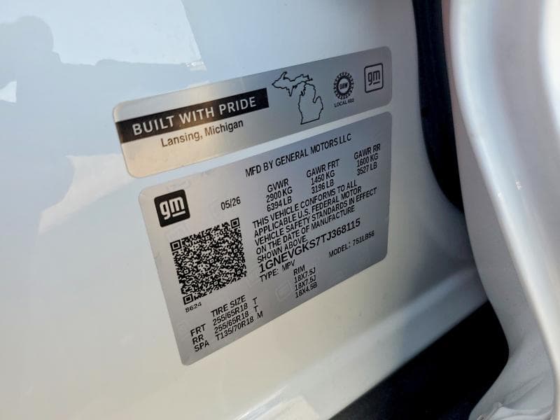 2026 CHEVROLET TRAVERSE LT 13