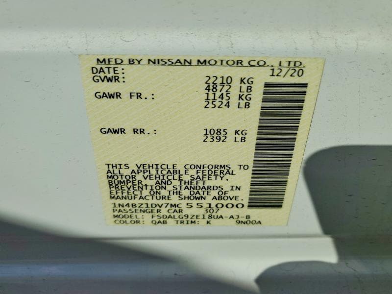 2021 NISSAN LEAF SL PLUS 13