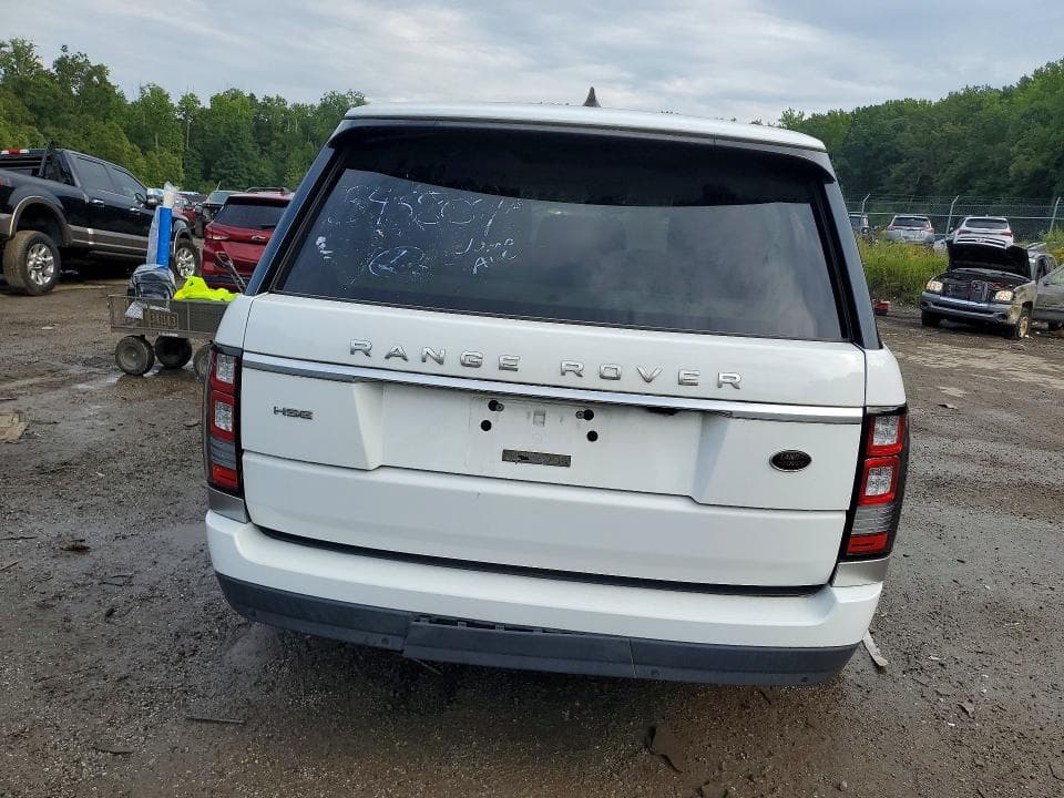 2017 LAND ROVER RANGE ROVER HSE 6