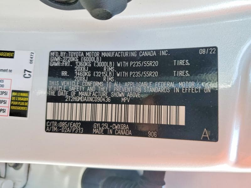 2022 LEXUS RX 450H 14