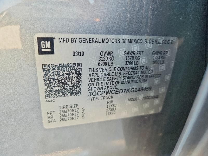 2019 CHEVROLET SILVERADO C1500 LT 12