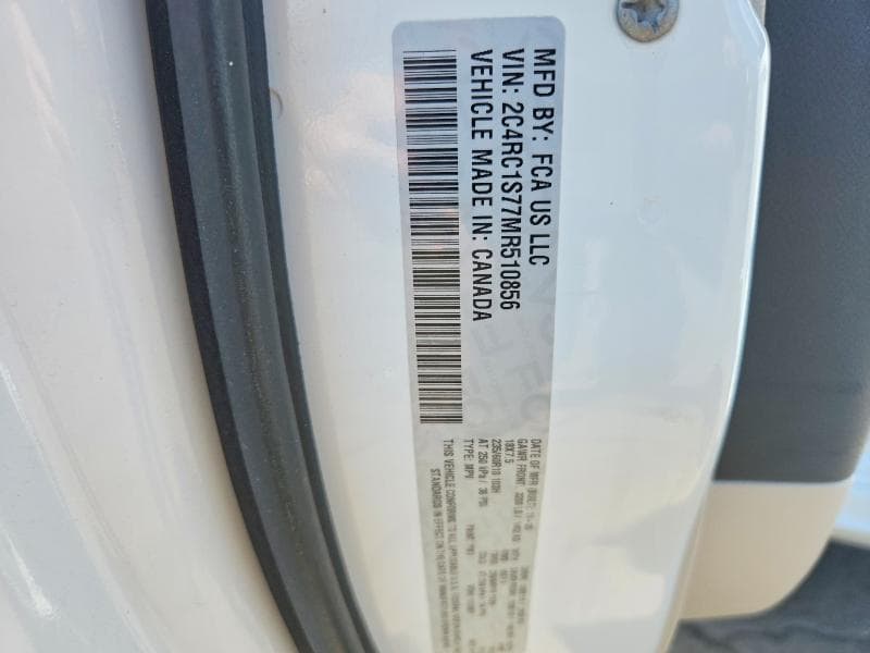 2021 CHRYSLER PACIFICA HYBRID LIMITED 13