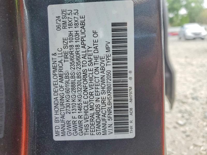 2024 HONDA ODYSSEY EX 14