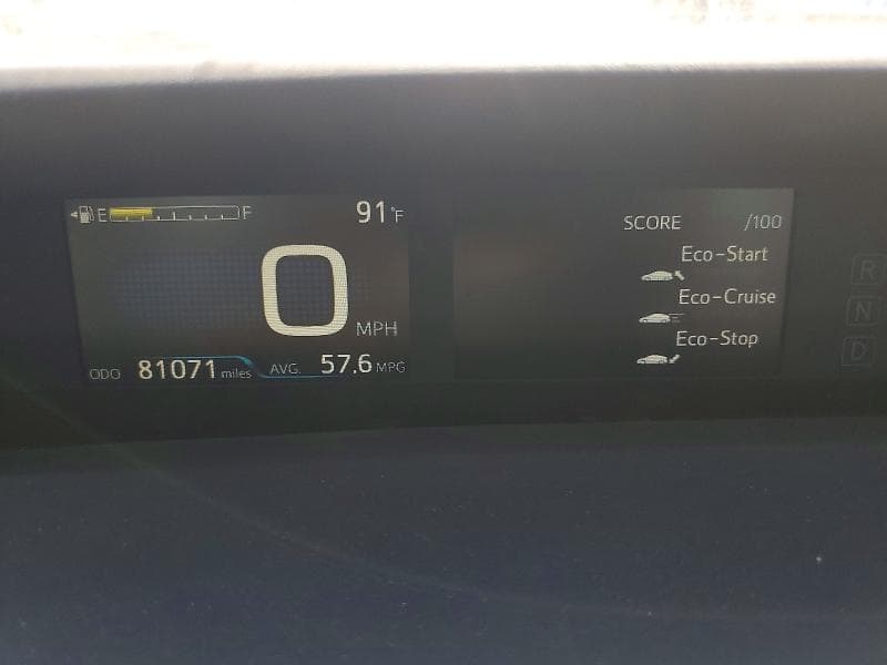 2020 TOYOTA PRIUS L ECO 9