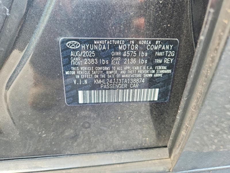 2026 HYUNDAI SONATA HYBRID BLUE 12