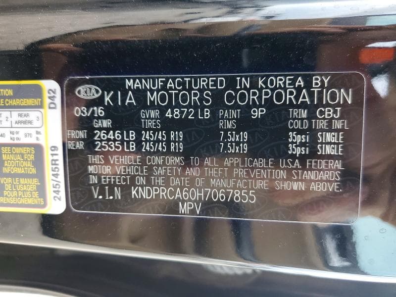 2017 KIA SPORTAGE SX 13