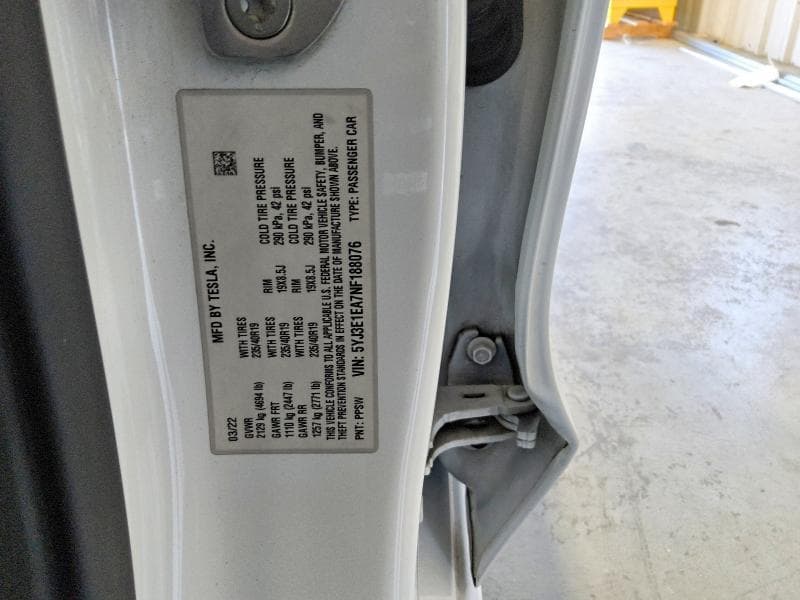 2022 TESLA MODEL 3 13