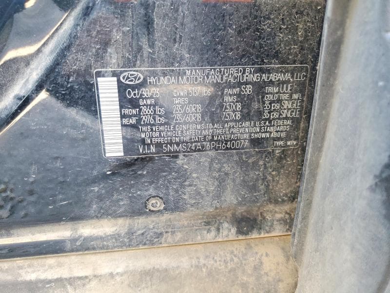 2023 HYUNDAI SANTA FE SEL 12