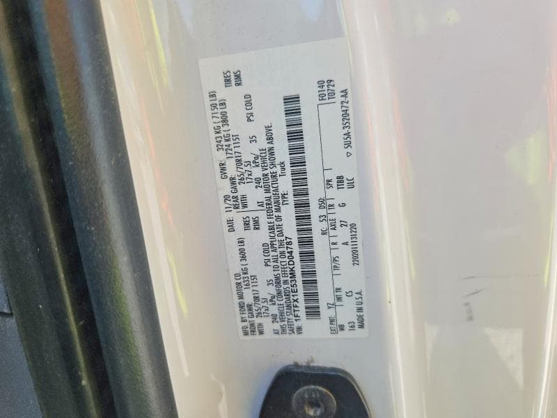 2021 FORD F150 SUPER CAB 12