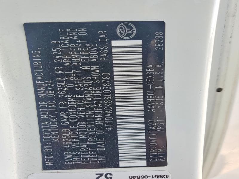 2025 TOYOTA CAMRY SE 12