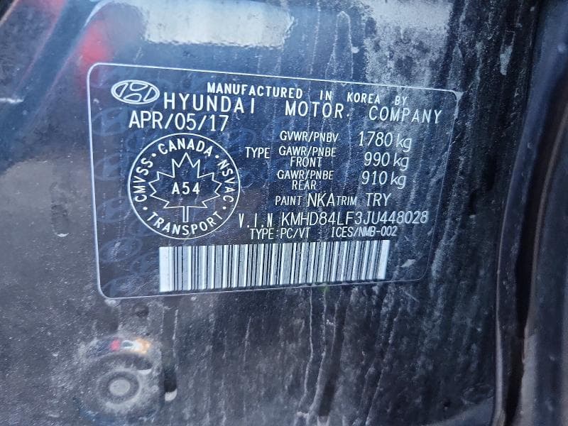 2018 HYUNDAI ELANTRA SEL 12