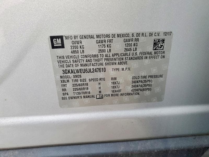 2018 GMC TERRAIN 13