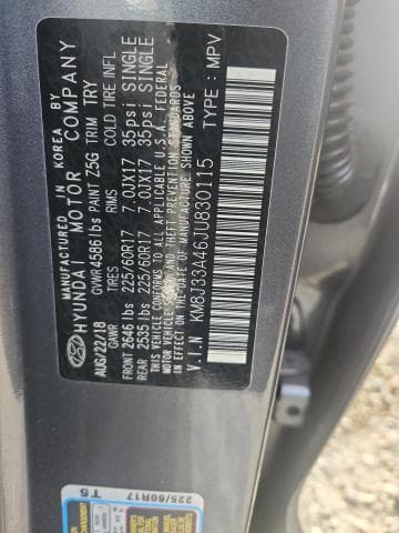 2018 HYUNDAI TUCSON SEL PLUS 13