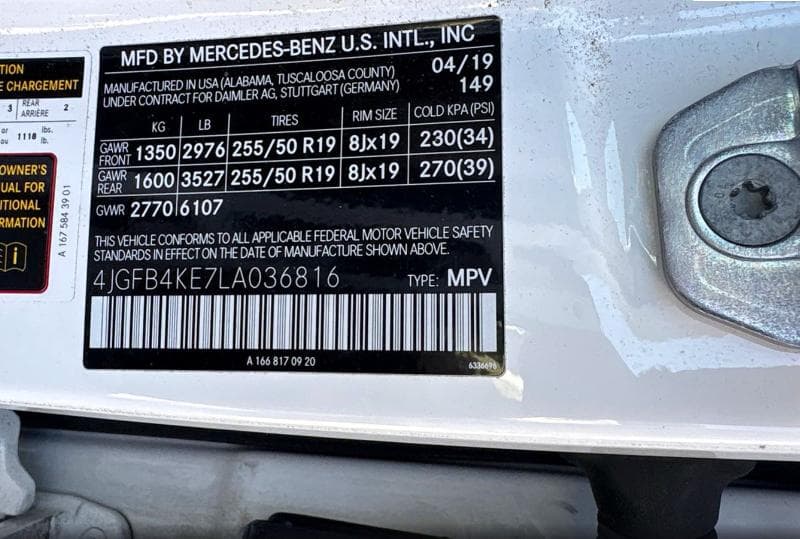 2020 MERCEDES-BENZ GLE 350 4MATIC 10
