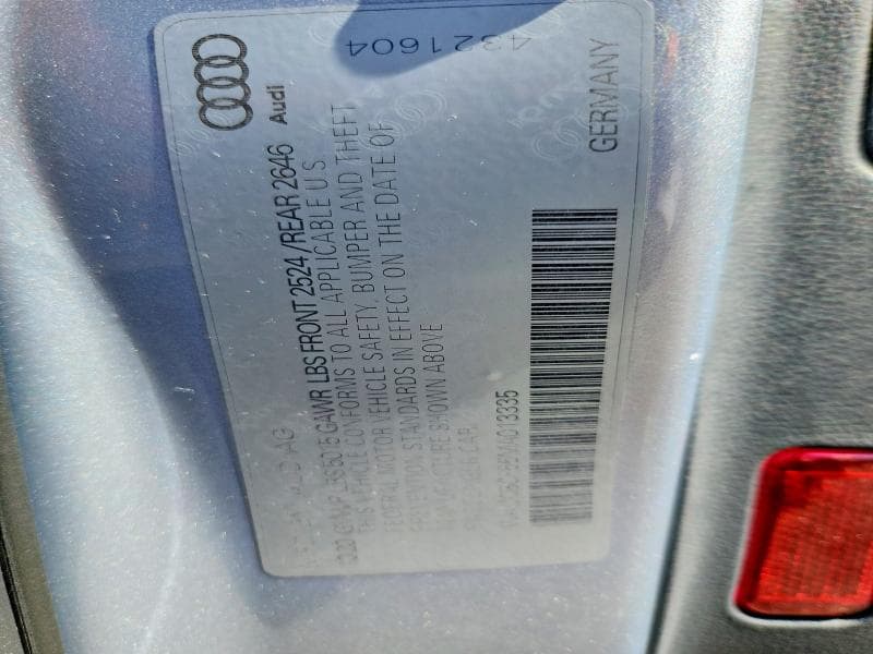2021 AUDI A5 PREMIUM PLUS 40 12