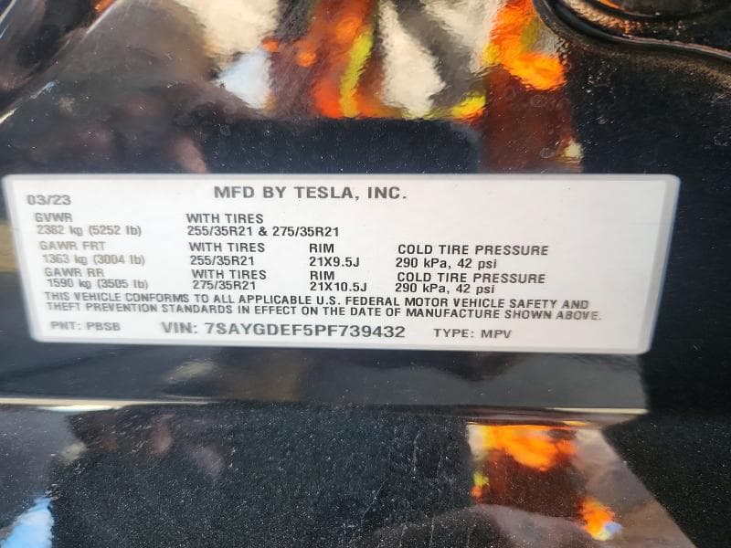 2023 TESLA MODEL Y 12