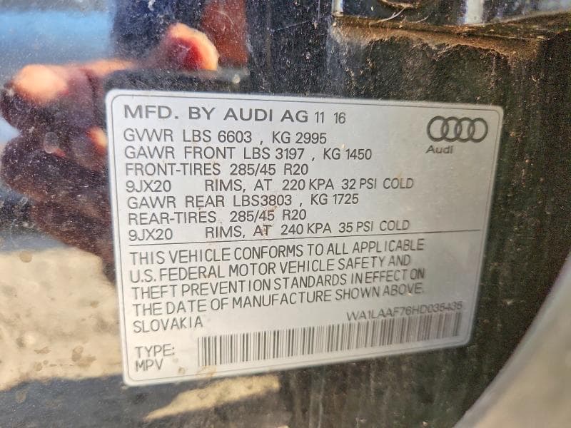 2017 AUDI Q7 PREMIUM PLUS 13