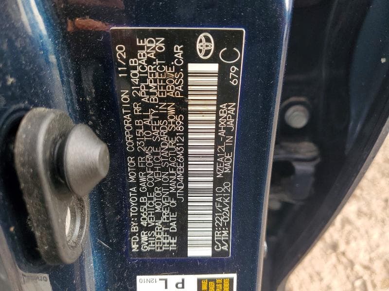 2021 TOYOTA COROLLA HATCHBACK SE 13