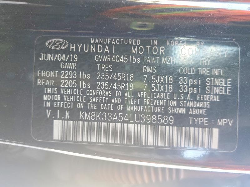 2020 HYUNDAI KONA LIMITED 14