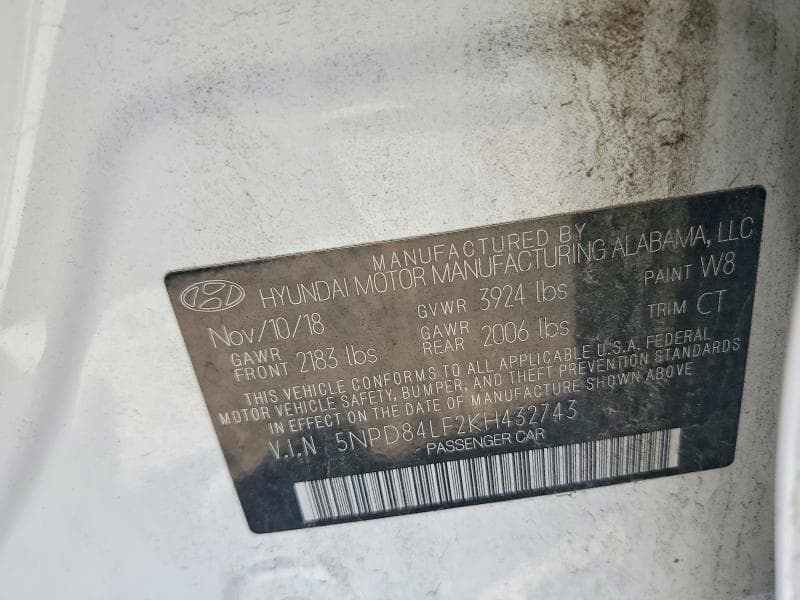 2019 HYUNDAI ELANTRA VALUE EDITION 12