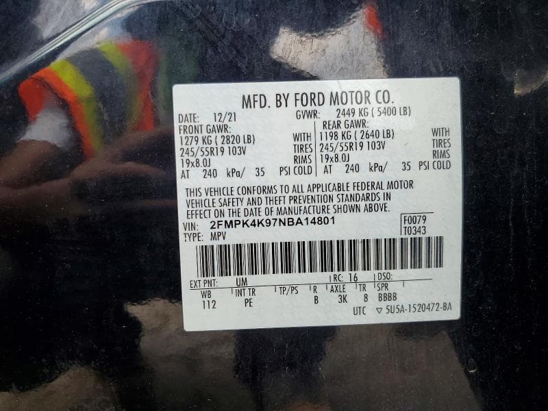 2022 FORD EDGE TITANIUM 13