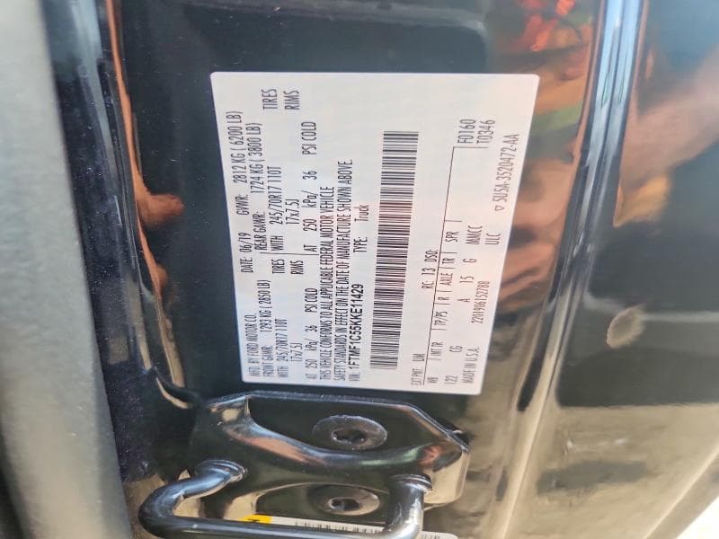 2019 FORD F150 12