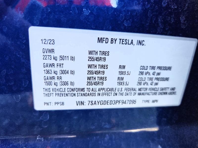 2023 TESLA MODEL Y 14