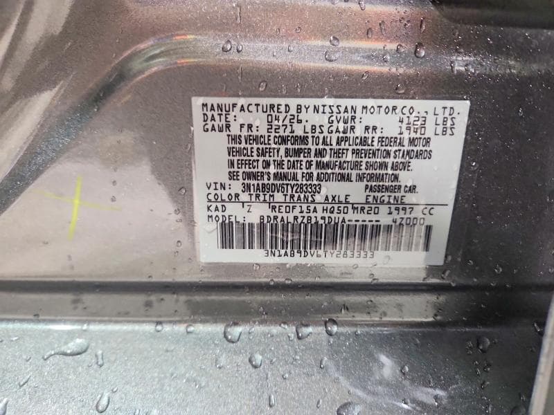 2026 NISSAN SENTRA SR 13
