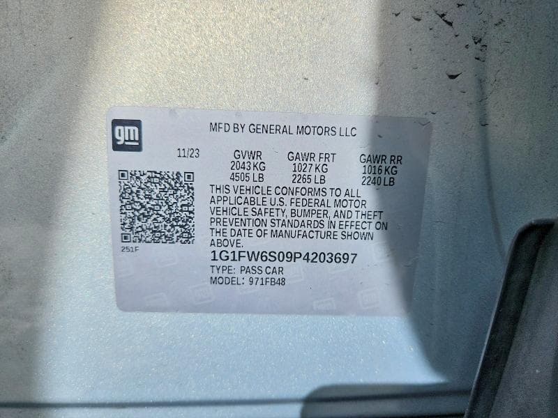 2023 CHEVROLET BOLT EV 1LT 12