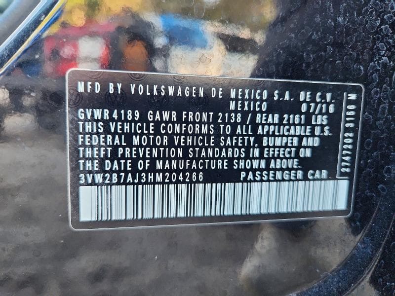 2017 VOLKSWAGEN JETTA S 13