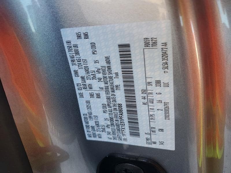2023 FORD F150 SUPER CAB 12