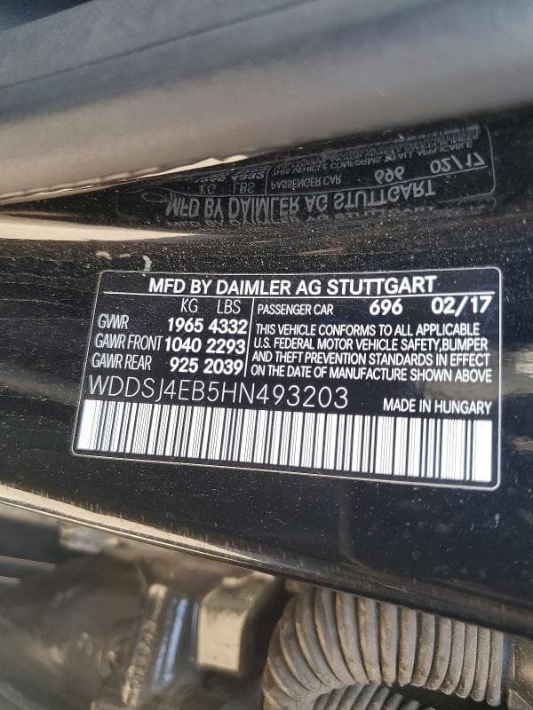 2017 MERCEDES-BENZ CLA 250 12