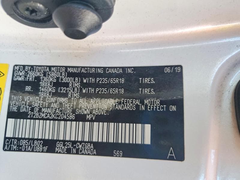 2019 LEXUS RX 350 BASE 14