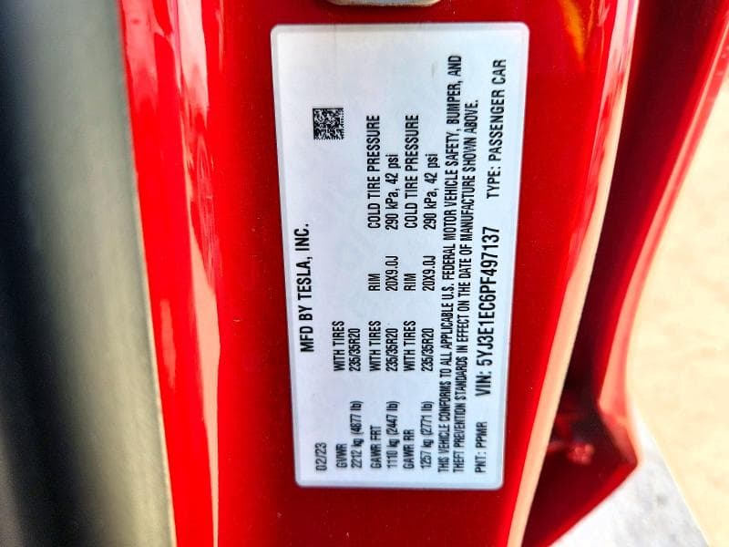 2023 TESLA MODEL 3 13
