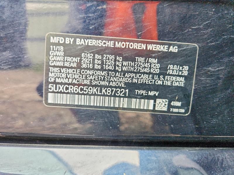 2019 BMW X5 XDRIVE40I 13