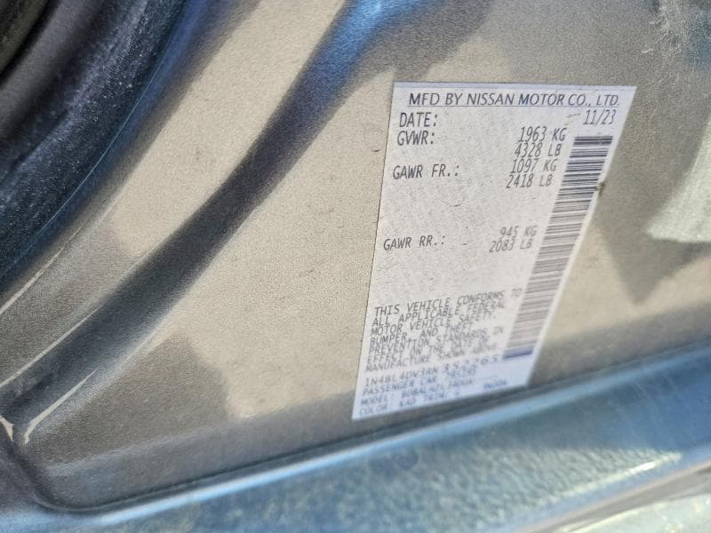 2024 NISSAN ALTIMA SV 13