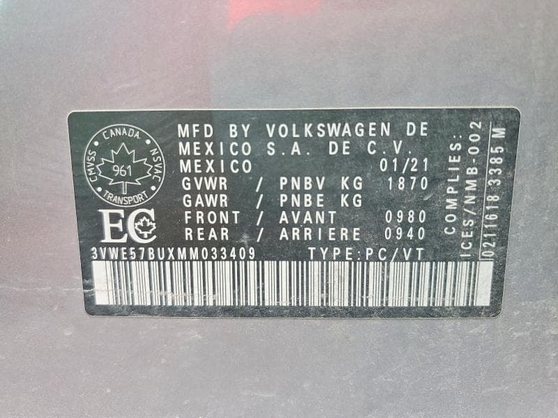 2021 VOLKSWAGEN JETTA SEL 12