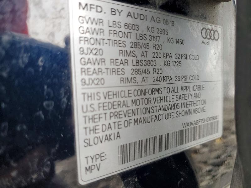 2017 AUDI Q7 PRESTIGE 14
