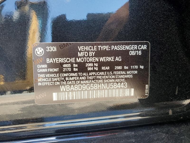 2017 BMW 330 XI 12