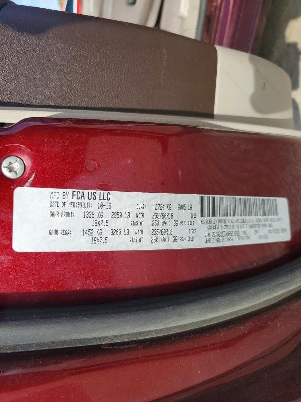 2017 CHRYSLER PACIFICA TOURING L PLUS 13