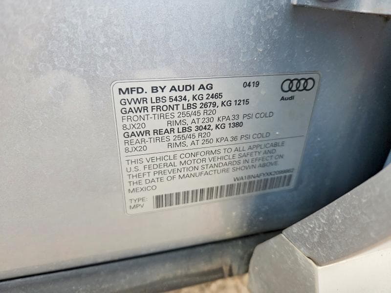 2019 AUDI Q5 PREMIUM PLUS 13