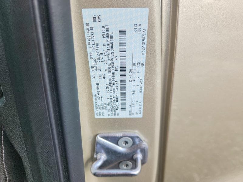 2018 FORD ESCAPE SE 12