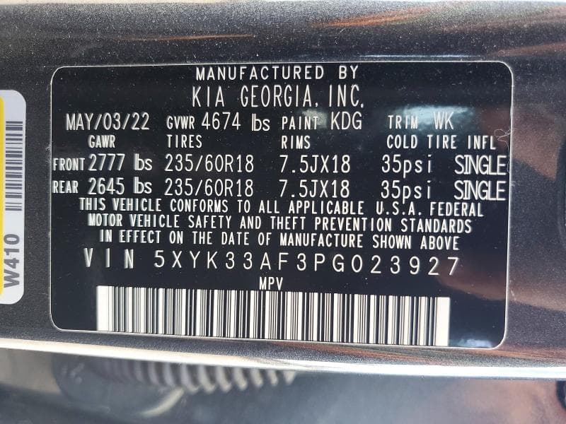 2023 KIA SPORTAGE EX 14
