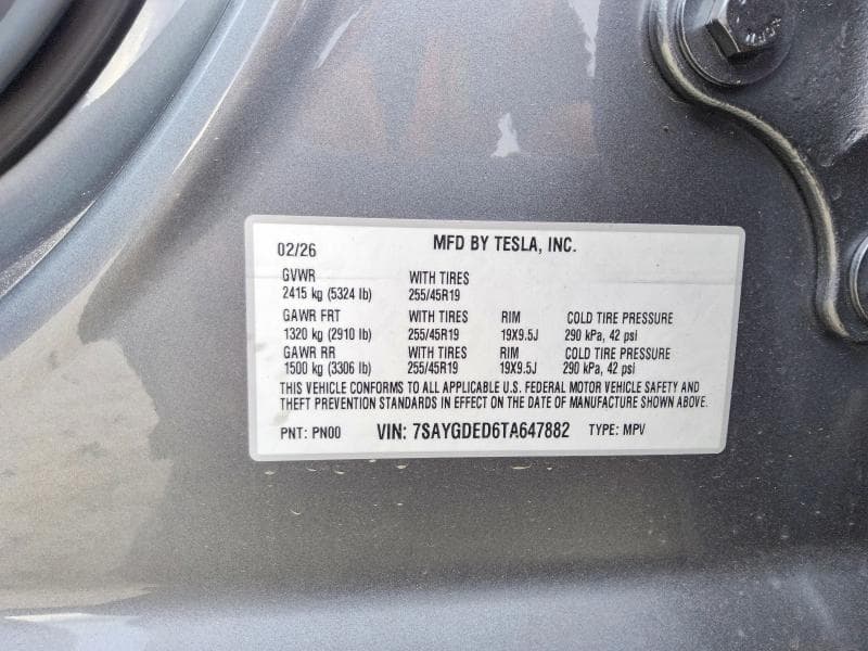 2026 TESLA MODEL Y 13