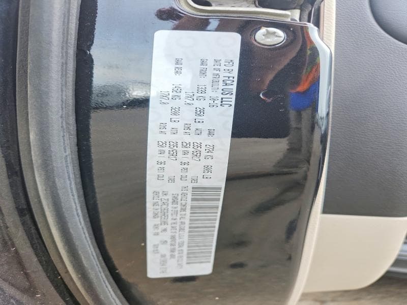 2017 CHRYSLER PACIFICA TOURING L 12