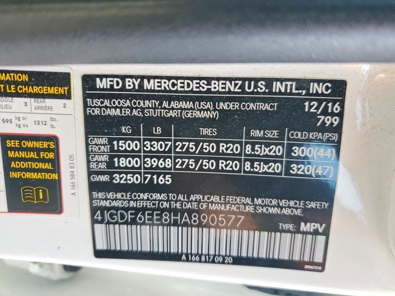 2017 MERCEDES-BENZ GLS 450 4MATIC 13