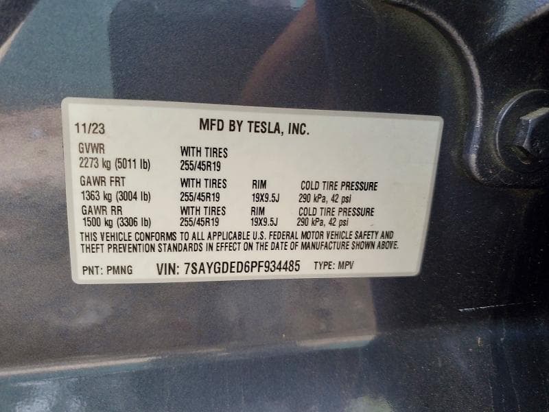 2023 TESLA MODEL Y 12