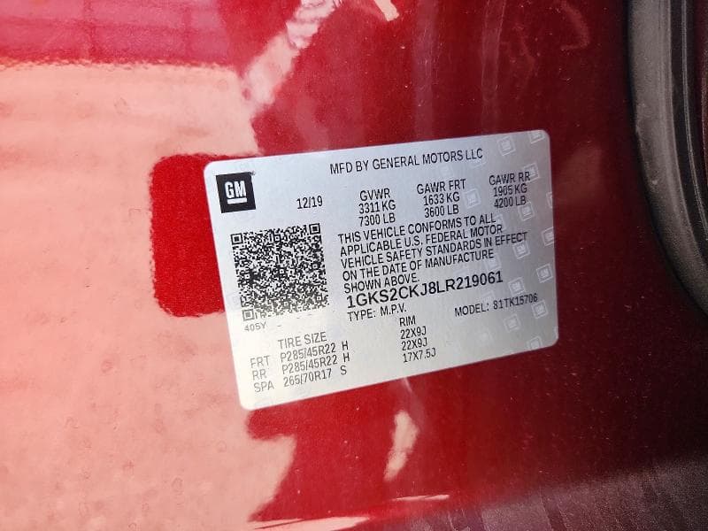 2020 GMC YUKON DENALI 14